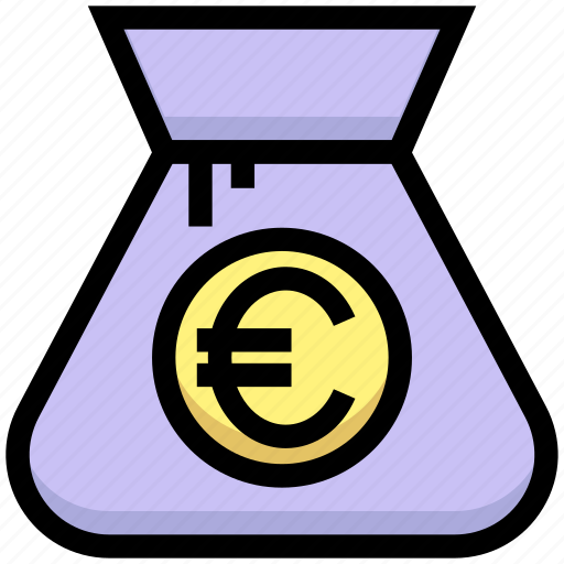 Bag, business, cash, euro, financial, money icon - Download on Iconfinder