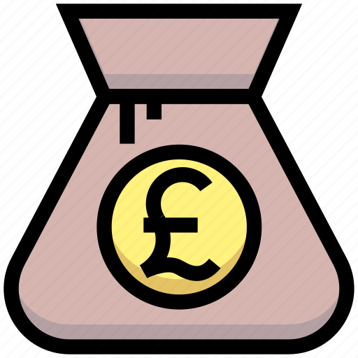 Bag, business, cash, financial, money, pound icon - Download on Iconfinder