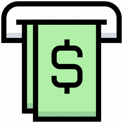 Atm, business, cash, dollar, financial, money icon - Download on Iconfinder