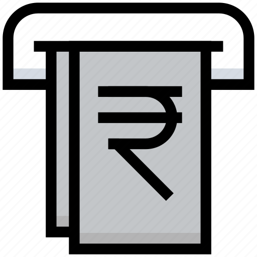 Atm, business, cash, financial, money, rupee icon - Download on Iconfinder