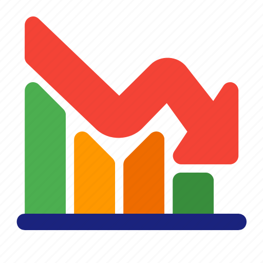 Business, down, loss, outcome, statistic icon - Download on Iconfinder