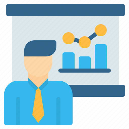 Analysis, analytics, avatar, board, chart, presentation, report icon - Download on Iconfinder