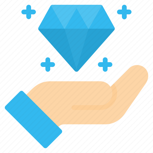 Business, diamond, finance, hand, invesment, jewel, jewelry icon - Download on Iconfinder