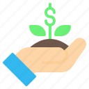 business, finance, growth, hand, invesment, money, plant 