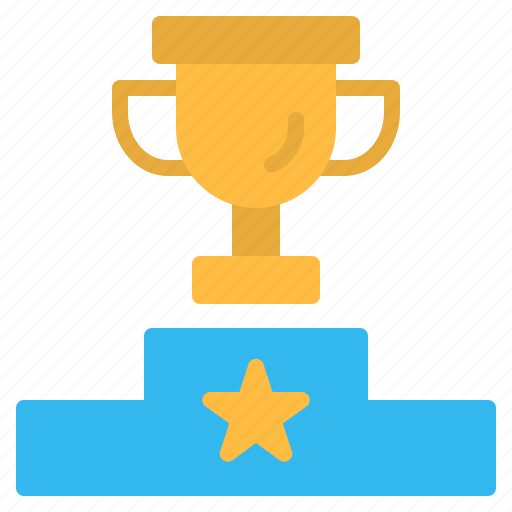 Award, business, champion, podium, success, trophy, winner icon - Download on Iconfinder