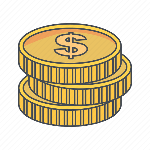 Coins, currency, dollar icon - Download on Iconfinder