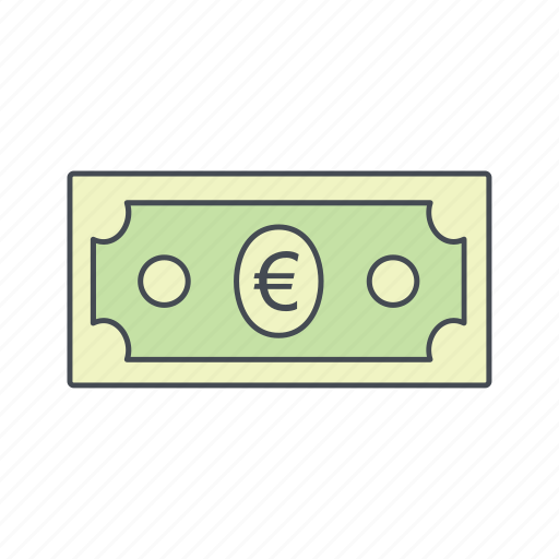 Bank note, currency, euro icon - Download on Iconfinder