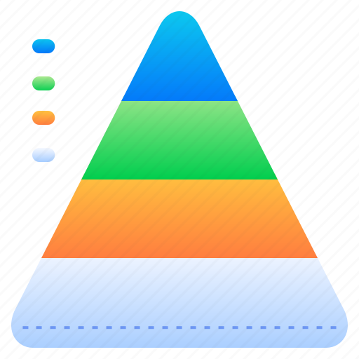 Pyramid, chart, graph, finance icon - Download on Iconfinder