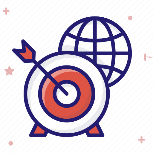 Dartboard, opportunity, success, world target icon - Download on Iconfinder