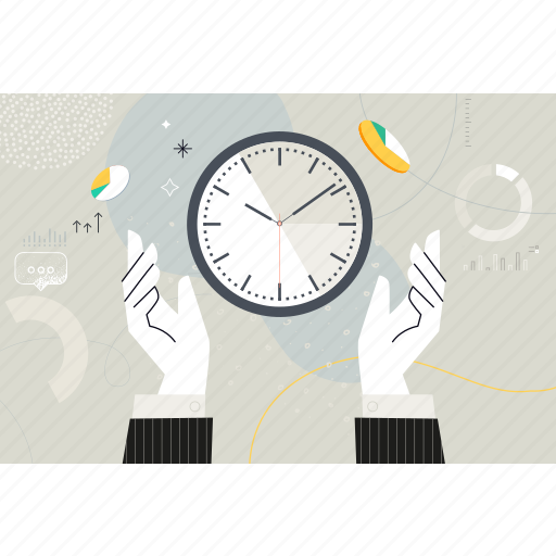 Time, management, schedule, clock, business, deadline, hand icon - Download on Iconfinder