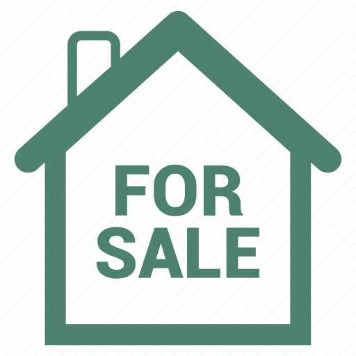 For sale, home, house, real estate icon - Download on Iconfinder