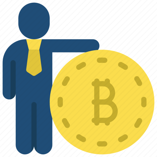 Bitcoin, owner, people, stickman, cryptocurrency icon - Download on Iconfinder
