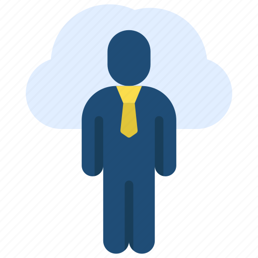 Cloud, business, person, people, stickman, computing icon - Download on Iconfinder