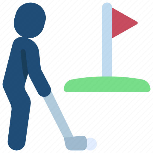 Golfing, person, people, stickman, golf icon - Download on Iconfinder