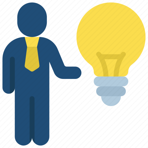 Idea, person, people, stickman, ideas, lightbulb icon - Download on Iconfinder