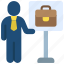 show, business, sign, people, stickman, briefcase 