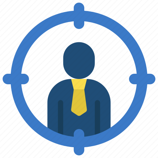 Targeted, person, people, stickman, target, hr icon - Download on Iconfinder