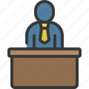 business, person, working, people, stickman, desk