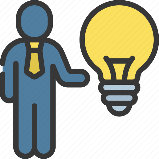 Idea, person, people, stickman, ideas, lightbulb icon - Download on Iconfinder