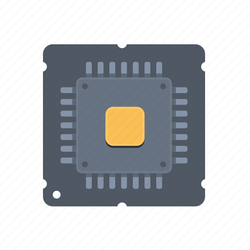 Chip, chipset, computer, cpu, hardware, microchip, processor icon - Download on Iconfinder