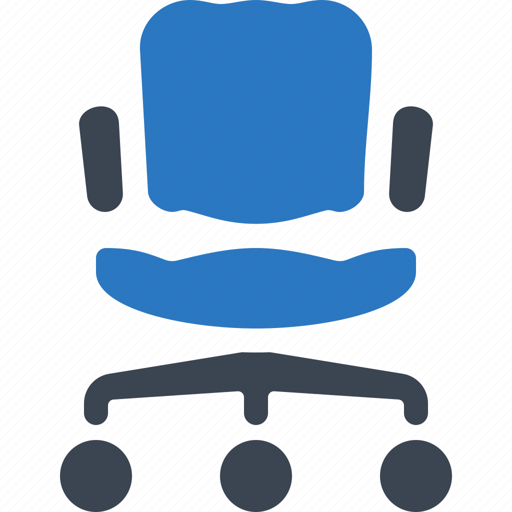 Furniture, office chair icon.