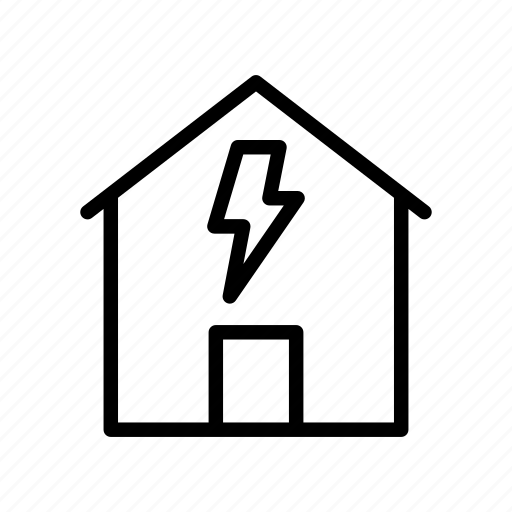 Building, energy, home, house, power icon - Download on Iconfinder