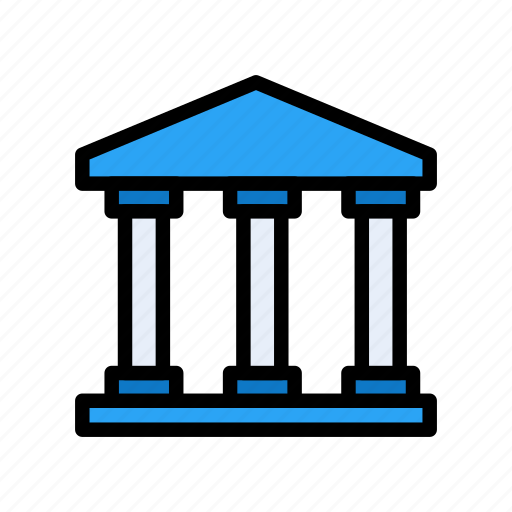 Bank, building, business, court, finance icon - Download on Iconfinder