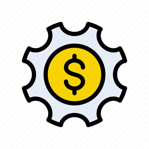Dollar, gear, money, project, setting icon - Download on Iconfinder