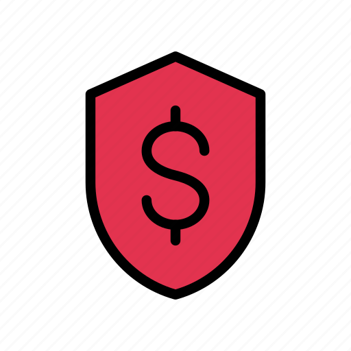 Dollar, private, protection, secure, shield icon - Download on Iconfinder