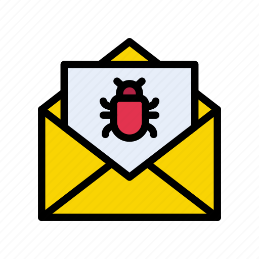 Bug, email, malware, message, virus icon - Download on Iconfinder