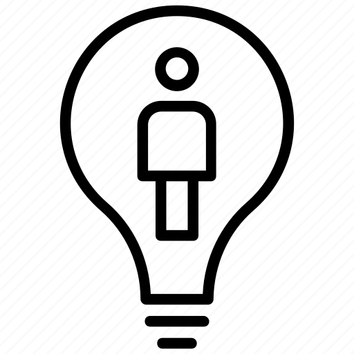 Business idea, businessperson, creative user, genius person, innovative man icon - Download on Iconfinder