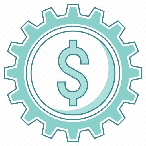 Affiliate, business, dollar, gear icon - Download on Iconfinder