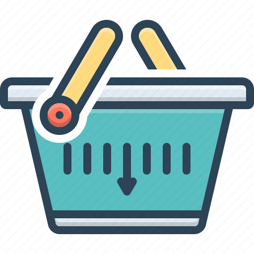 Buying, commerce, merchandise, purchase, shopping basket, supermarket, trolly icon - Download on Iconfinder