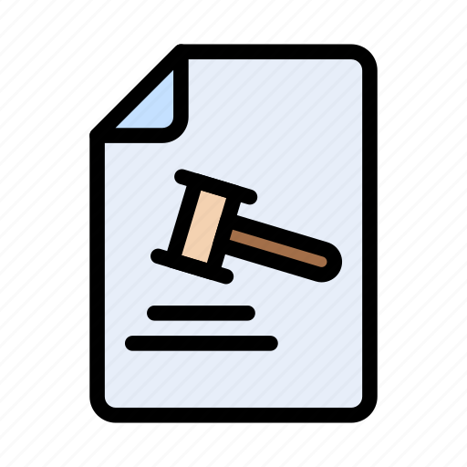 Auction, court, document, file, law icon - Download on Iconfinder