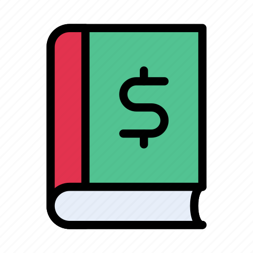 Book, dollar, finance, library, records icon - Download on Iconfinder