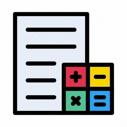 Accounting, calculation, document, finance, sheet icon - Download on Iconfinder