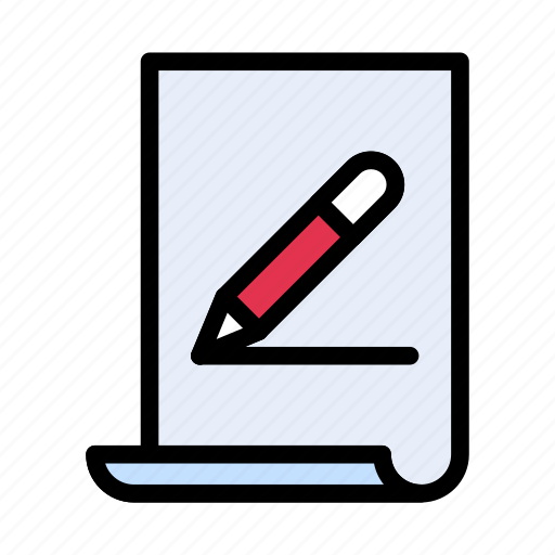 Contract, document, edit, file, sheet icon - Download on Iconfinder