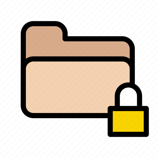 Archive, folder, lock, protection, security icon - Download on Iconfinder