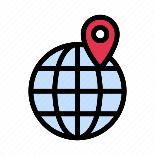 Global, gps, location, map, online icon - Download on Iconfinder