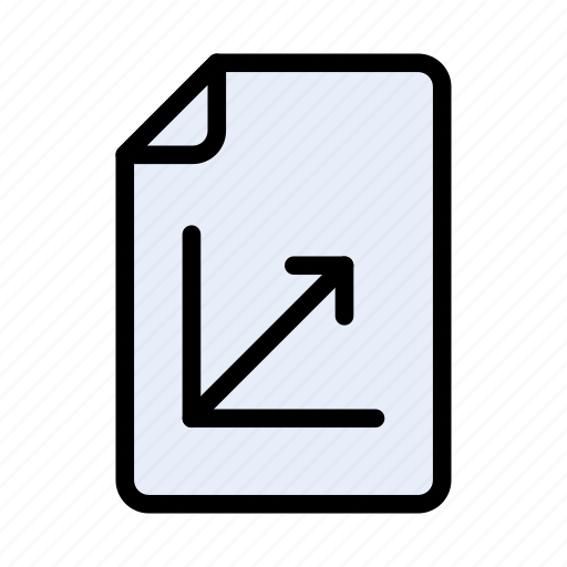 Document, file, growth, report, sheet icon - Download on Iconfinder