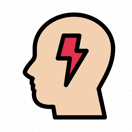 Brain, energy, flash, mind, power icon - Download on Iconfinder