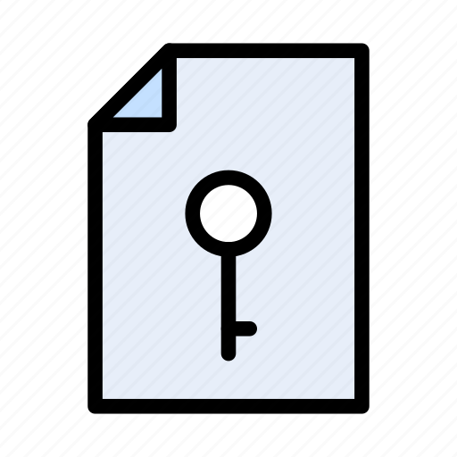 Document, file, lock, private, security icon - Download on Iconfinder