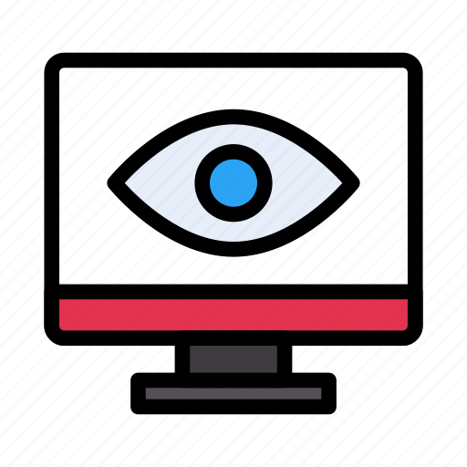 Eye, lcd, screen, seen, view icon - Download on Iconfinder
