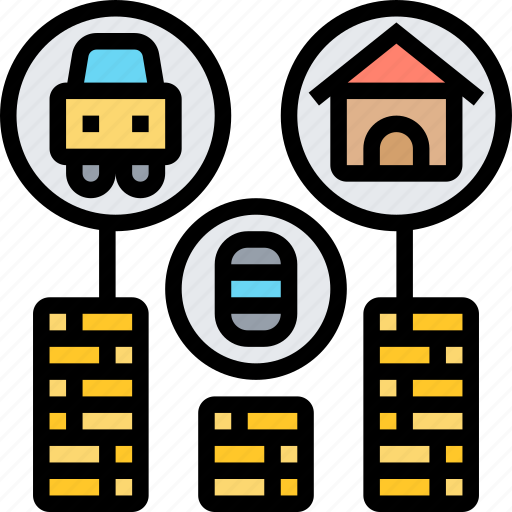 Fixed, assets, properties, values, wealth icon - Download on Iconfinder