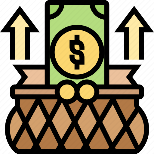 Revenue, money, payment, salary, increase icon - Download on Iconfinder