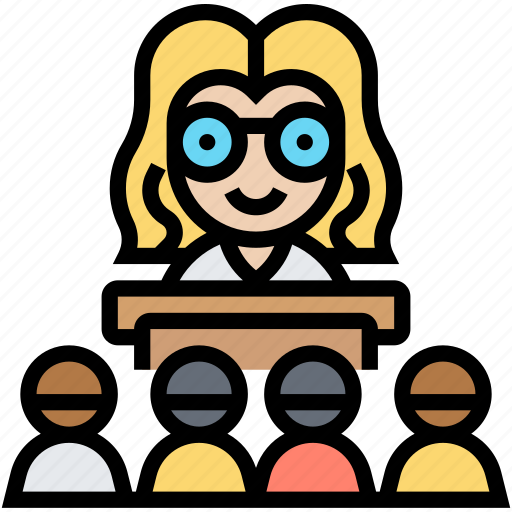Career, training, meeting, classroom, seminar icon - Download on Iconfinder