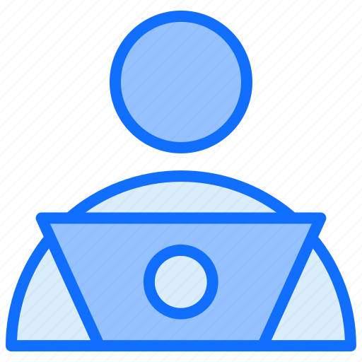 Laptop, business, user, conference icon - Download on Iconfinder