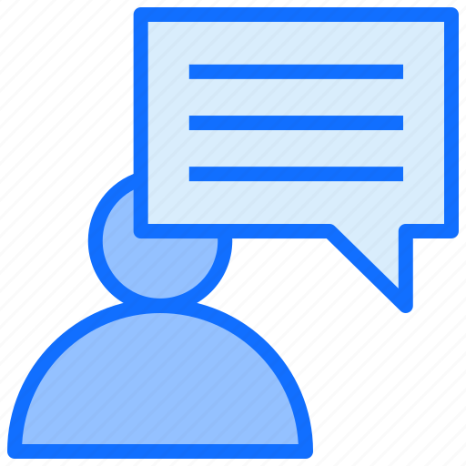 Conversation, message, user, comment icon - Download on Iconfinder