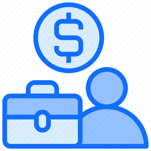 Dollar, briefcase, user, portfolio icon - Download on Iconfinder