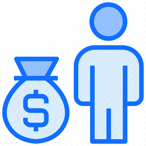 User, man, person, stand, dollar icon - Download on Iconfinder